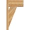 Ekena Millwork Traditional Block Rough Sawn Outlooker, Western Red Cedar, 8"W x 16"D x 28"H OUT08X16X28TRA05RWR - alternate 2